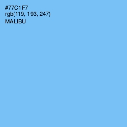 #77C1F7 - Malibu Color Image