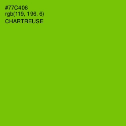 #77C406 - Chartreuse Color Image