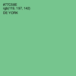#77C58E - De York Color Image