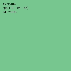 #77C68F - De York Color Image