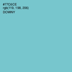 #77C6CE - Downy Color Image