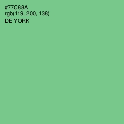 #77C88A - De York Color Image