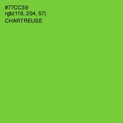#77CC39 - Chartreuse Color Image