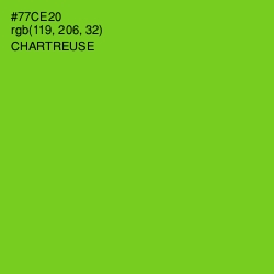 #77CE20 - Chartreuse Color Image