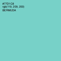 #77D1C8 - Bermuda Color Image