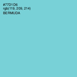 #77D1D6 - Bermuda Color Image