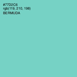 #77D2C6 - Bermuda Color Image