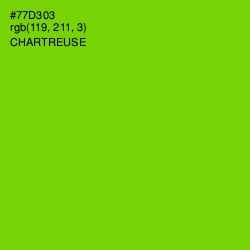 #77D303 - Chartreuse Color Image