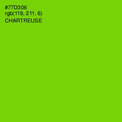 #77D306 - Chartreuse Color Image