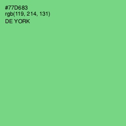 #77D683 - De York Color Image