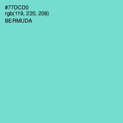 #77DCD0 - Bermuda Color Image