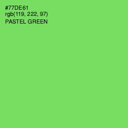 #77DE61 - Pastel Green Color Image