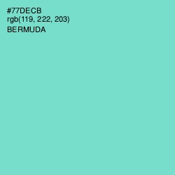 #77DECB - Bermuda Color Image