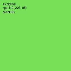 #77DF58 - Mantis Color Image