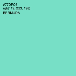 #77DFC6 - Bermuda Color Image