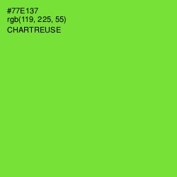 #77E137 - Chartreuse Color Image