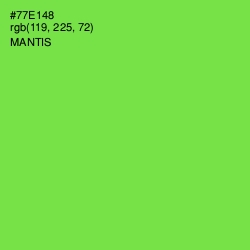 #77E148 - Mantis Color Image