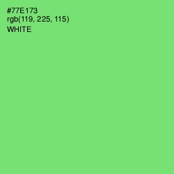 #77E173 - Screamin' Green Color Image