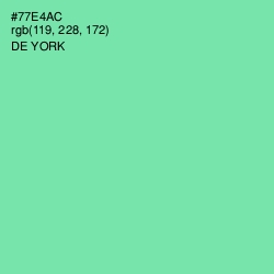 #77E4AC - De York Color Image