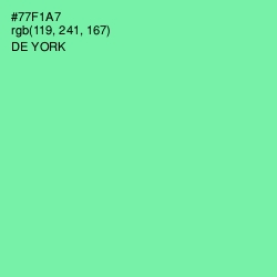 #77F1A7 - De York Color Image