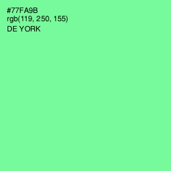 #77FA9B - De York Color Image