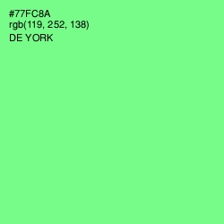 #77FC8A - De York Color Image