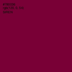 #780036 - Siren Color Image