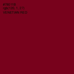 #78011B - Venetian Red Color Image