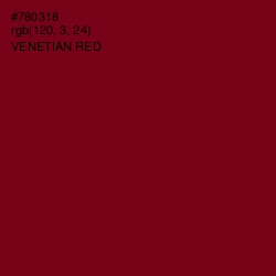 #780318 - Venetian Red Color Image