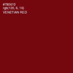 #780610 - Venetian Red Color Image
