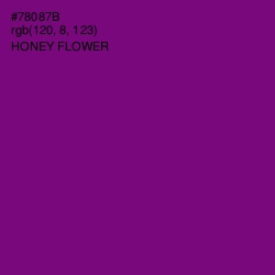 #78087B - Honey Flower Color Image