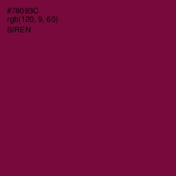 #78093C - Siren Color Image