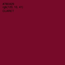 #780A29 - Claret Color Image