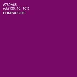 #780A65 - Pompadour Color Image