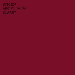 #780E27 - Claret Color Image