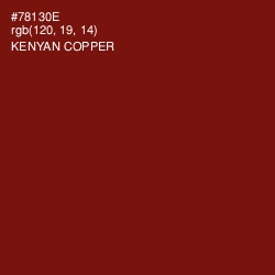 #78130E - Kenyan Copper Color Image