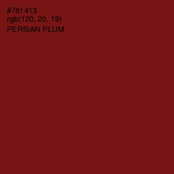 #781413 - Persian Plum Color Image