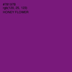 #78197B - Honey Flower Color Image