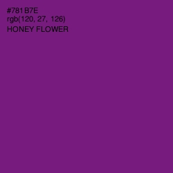 #781B7E - Honey Flower Color Image