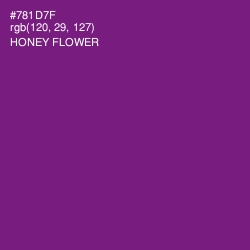 #781D7F - Honey Flower Color Image