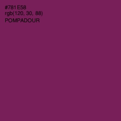#781E58 - Pompadour Color Image