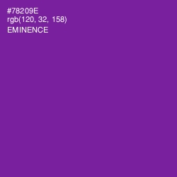 #78209E - Eminence Color Image