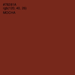 #78281A - Mocha Color Image