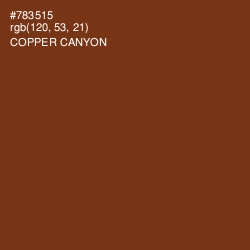 #783515 - Copper Canyon Color Image