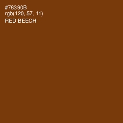 #78390B - Red Beech Color Image