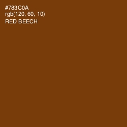 #783C0A - Red Beech Color Image