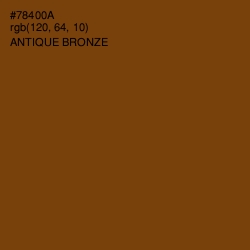 #78400A - Antique Bronze Color Image