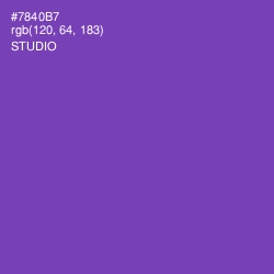 #7840B7 - Studio Color Image