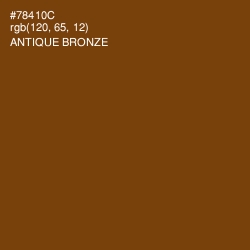 #78410C - Antique Bronze Color Image