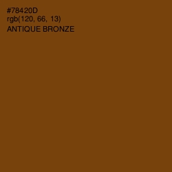 #78420D - Antique Bronze Color Image